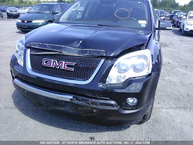 1GKLVMEDXAJ113732 - 2010 GMC ACADIA SLT-1 Czarny zdjęcie 6