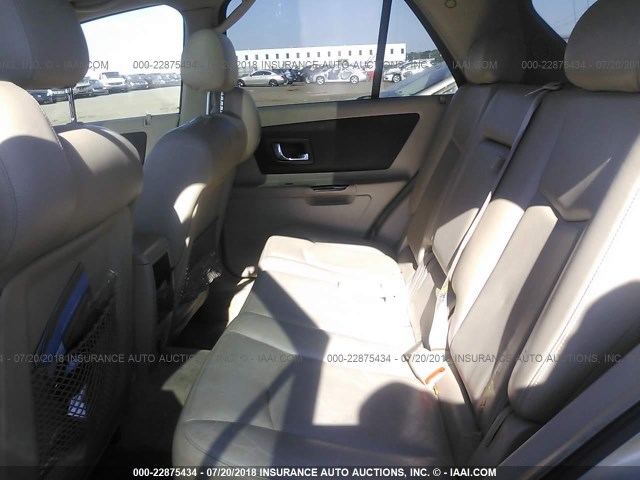 1GYEE637250160062 - 2005 CADILLAC SRX TAN photo 8