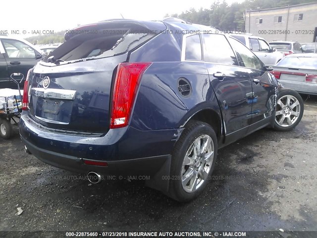 3GYFNFEY1AS550468 - 2010 CADILLAC SRX PREMIUM COLLECTION BLUE photo 4