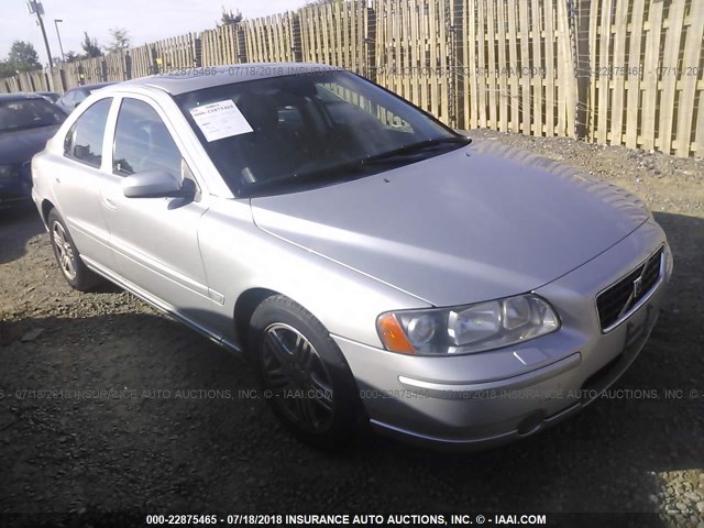 YV1RS592062534755 - 2006 VOLVO S60 2.5T SILVER photo 1