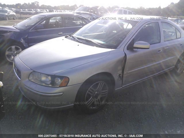 YV1RS592062534755 - 2006 VOLVO S60 2.5T SILVER photo 6
