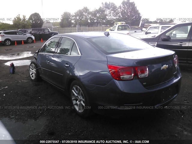 1G11C5SL5EF242425 - 2014 CHEVROLET MALIBU 1LT BLUE photo 3