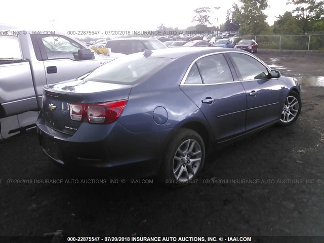 1G11C5SL5EF242425 - 2014 CHEVROLET MALIBU 1LT BLUE photo 4