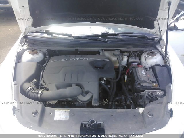 1G1ZC5E07AF183974 - 2010 CHEVROLET MALIBU 1LT თეთრი ფოტო 10
