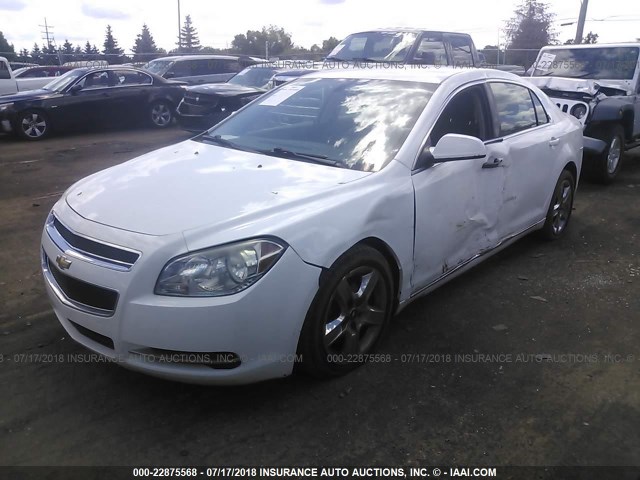 1G1ZC5E07AF183974 - 2010 CHEVROLET MALIBU 1LT თეთრი ფოტო 2
