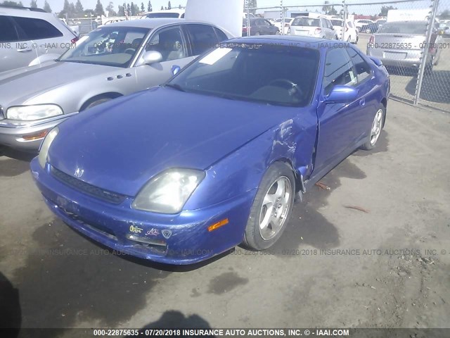 JHMBB61461C006276 - 2001 HONDA PRELUDE BLUE photo 2