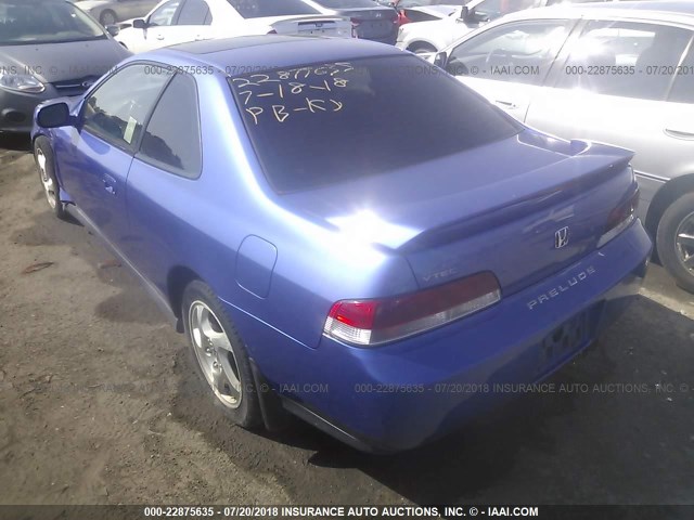 JHMBB61461C006276 - 2001 HONDA PRELUDE BLUE photo 3