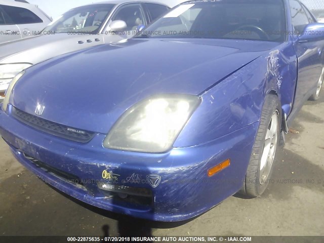 JHMBB61461C006276 - 2001 HONDA PRELUDE BLUE photo 6