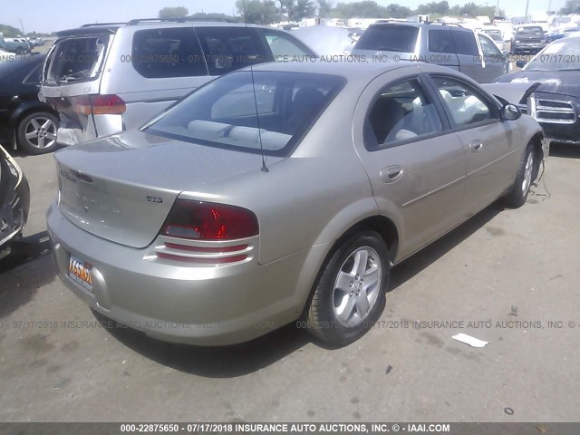 1B3EL46X73N557733 - 2003 DODGE STRATUS SE/SXT GOLD photo 4