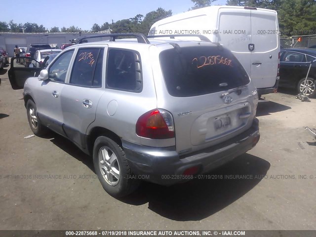 KM8SC13D53U484938 - 2003 HYUNDAI SANTA FE GLS/LX GRAY photo 3