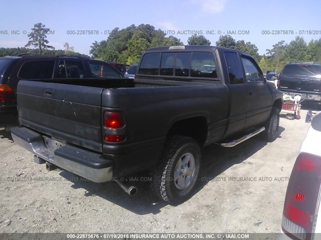 1B7HF13Z7VJ624185 - 1997 DODGE RAM 1500 BLACK photo 4