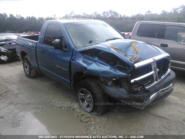 1D7HA16K73J634666 - 2003 DODGE RAM 1500 ST BLUE photo 1