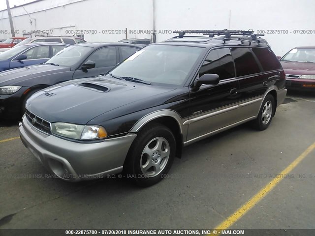 4S3BG6852X7642986 - 1999 SUBARU LEGACY OUTBACK/SSV/LIMITED/30TH BLACK photo 2