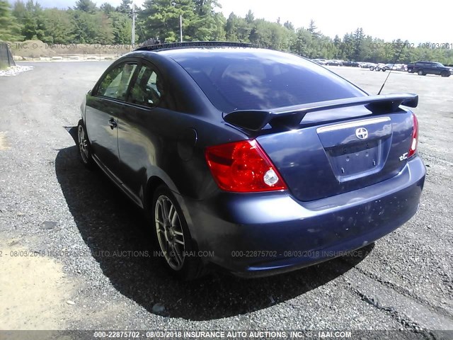 JTKDE167360136573 - 2006 TOYOTA SCION TC 蓝色 照片 3