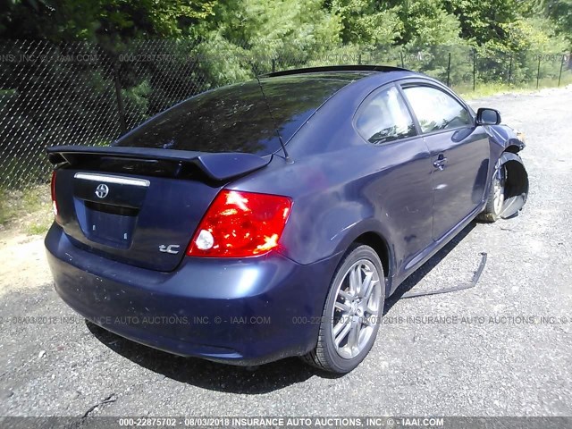 JTKDE167360136573 - 2006 TOYOTA SCION TC 蓝色 照片 4