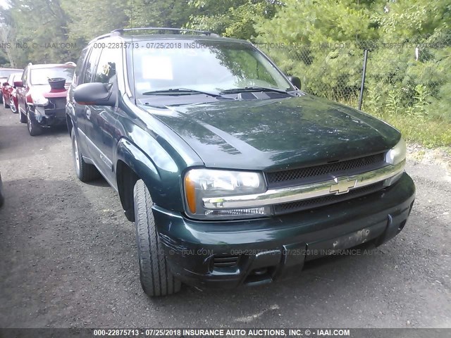 1GNDT13S532404066 - 2003 CHEVROLET TRAILBLAZER  GREEN photo 1