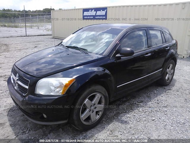 1B3HB78K67D138030 - 2007 DODGE CALIBER R/T BLACK photo 2