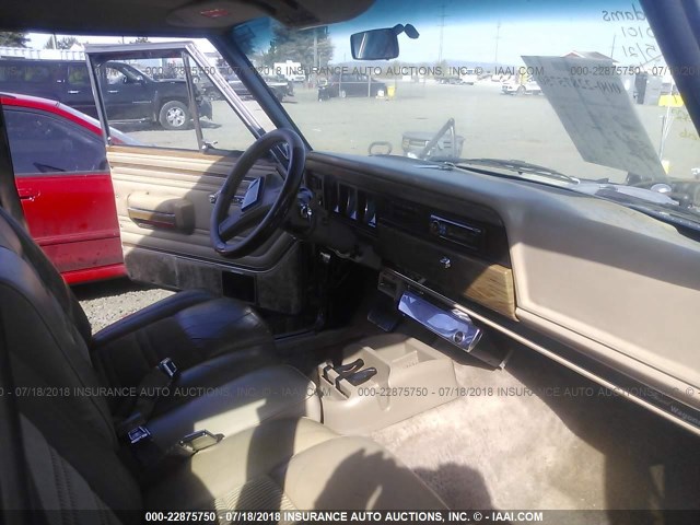 1J4GS5879MP801220 - 1991 JEEP GRAND WAGONEER  GRAY photo 5