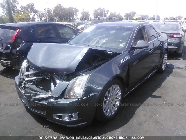 1G6DK5EV8A0114054 - 2010 CADILLAC CTS PERFORMANCE COLLECTION GRAY photo 2