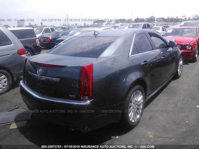 1G6DK5EV8A0114054 - 2010 CADILLAC CTS PERFORMANCE COLLECTION GRAY photo 4