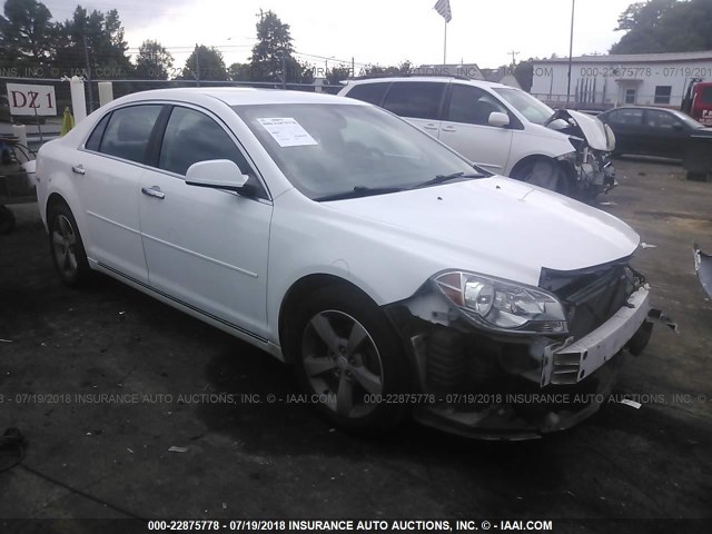 1G1ZC5E00CF363932 - 2012 CHEVROLET MALIBU 1LT WHITE photo 1