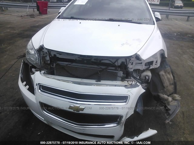 1G1ZC5E00CF363932 - 2012 CHEVROLET MALIBU 1LT WHITE photo 6