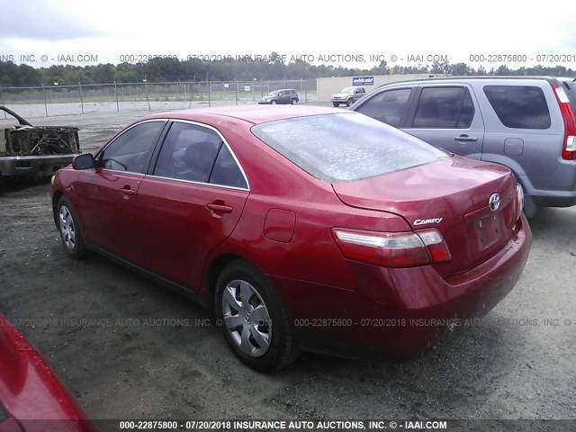 4T1BE46K57U127898 - 2007 TOYOTA CAMRY NEW GENERAT CE/LE/XLE/SE MAROON photo 3