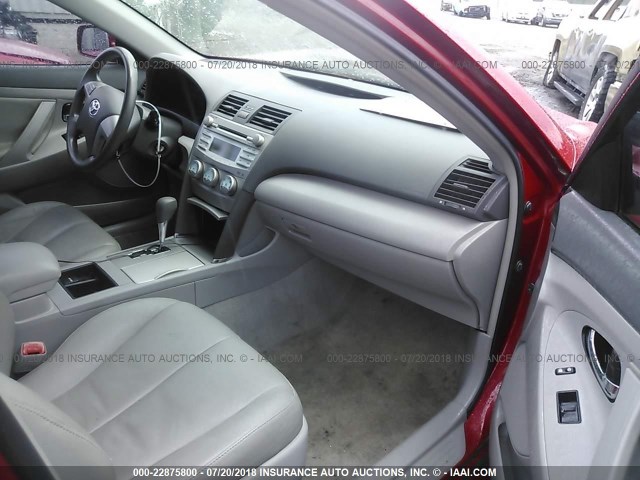 4T1BE46K57U127898 - 2007 TOYOTA CAMRY NEW GENERAT CE/LE/XLE/SE MAROON photo 5