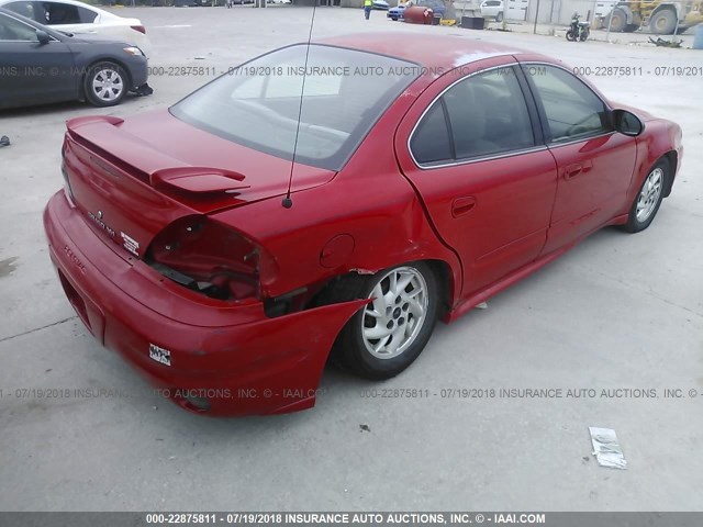 1G2NF52EX3C178094 - 2003 PONTIAC GRAND AM SE1 RED photo 4