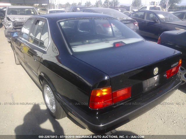 WBAHD6319PBJ91797 - 1993 BMW 525 I AUTOMATIC BLACK photo 3