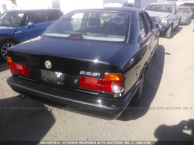 WBAHD6319PBJ91797 - 1993 BMW 525 I AUTOMATIC BLACK photo 4