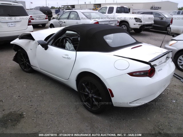 JM1NDAC72G0102516 - 2016 MAZDA MX-5 MIATA CLUB WHITE photo 3