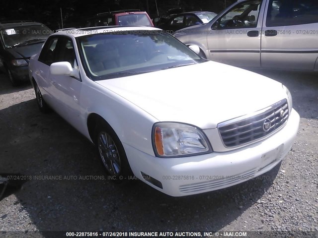 1G6KE54Y55U177296 - 2005 CADILLAC DEVILLE DHS WHITE photo 1