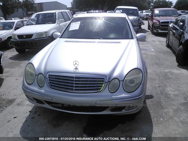 WDBUF65J63A161051 - 2003 MERCEDES-BENZ E 320 SILVER photo 6