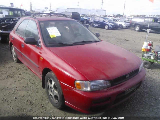 JF1GF4353VG810271 - 1997 SUBARU IMPREZA L RED photo 1