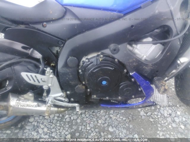 JS1GN7DA272113663 - 2007 SUZUKI GSX-R600 BLUE photo 8