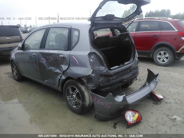 KL1TD6DE2AB127615 - 2010 CHEVROLET AVEO LS/LT 灰色 照片 3