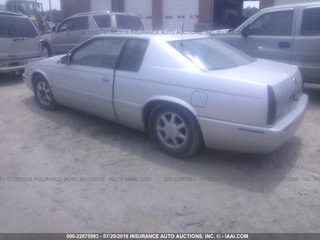 1G6ET12961B110221 - 2001 CADILLAC ELDORADO TOURING SILVER photo 3