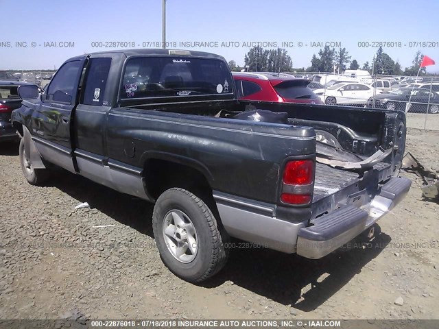 3B7HF13Z4VG743832 - 1997 DODGE RAM 1500 GREEN photo 3