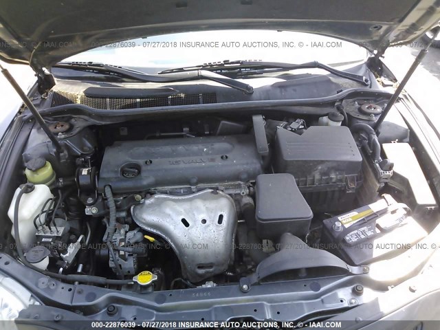 4T1BE46K69U315042 - 2009 TOYOTA CAMRY SE/LE/XLE ნაცრისფერი ფოტო 10