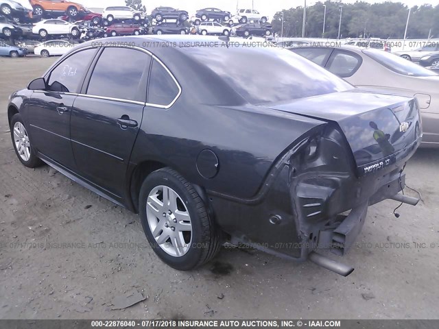 2G1WB5E37G1169055 - 2016 CHEVROLET IMPALA LIMITED LT GRAY photo 3