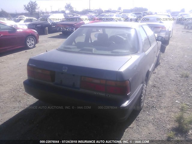 1HGCB7141LA806043 - 1990 HONDA ACCORD DX/LX GRAY photo 4