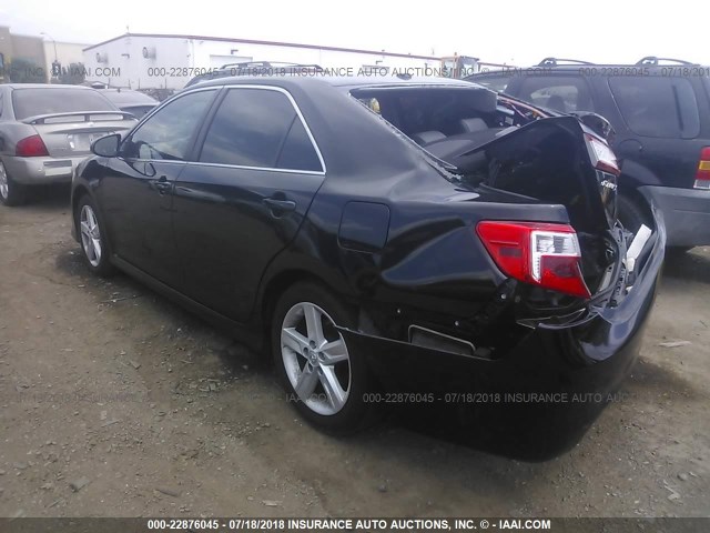 4T1BF1FK8EU867356 - 2014 TOYOTA CAMRY L/SE/LE/XLE 黑色 照片 3
