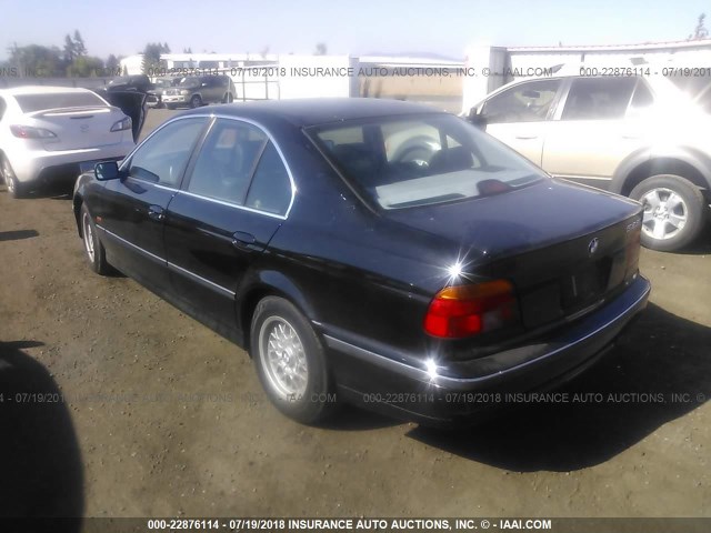 WBADD6321WBW43859 - 1998 BMW 528 I AUTOMATIC BLACK photo 3