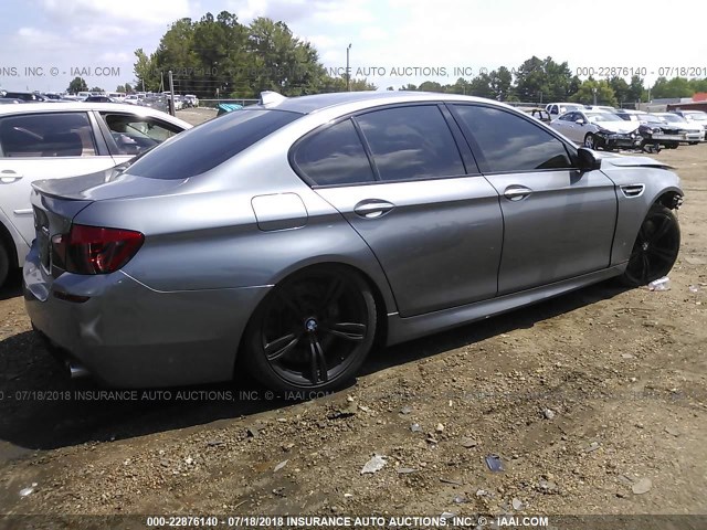 WBSFV9C59GG343469 - 2016 BMW M5 GRAY photo 4