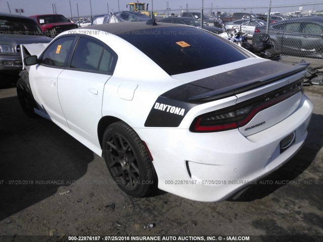2C3CDXCT1JH157828 - 2018 DODGE CHARGER R/T WHITE photo 3
