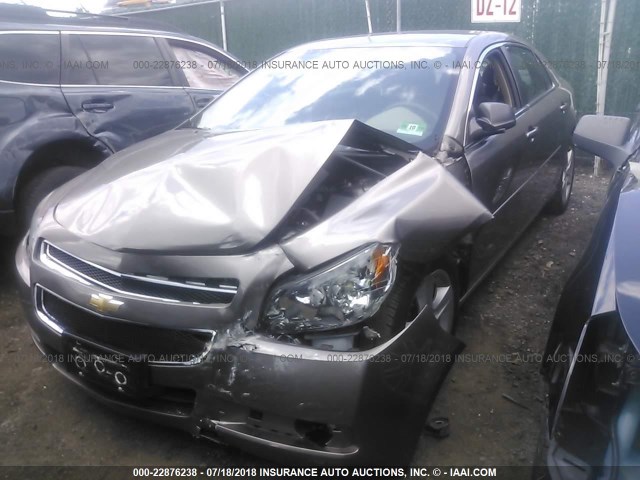 1G1ZB5EBXAF205924 - 2010 CHEVROLET MALIBU LS BROWN photo 2