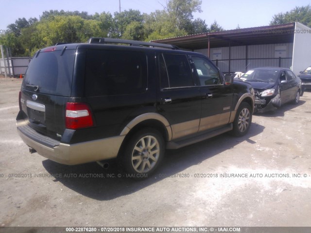 1FMJU1H57BEF57746 - 2011 FORD EXPEDITION XLT/KING RANCH BLACK photo 4