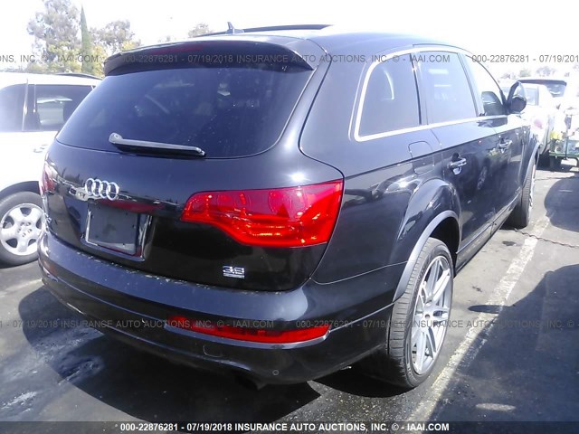 WA1EY74L18D059830 - 2008 AUDI Q7 3.6 QUATTRO PREM S-LINE BLACK photo 4