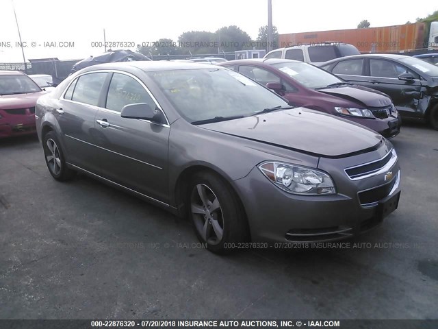 1G1ZC5E03CF301666 - 2012 CHEVROLET MALIBU 1LT Pewter photo 1